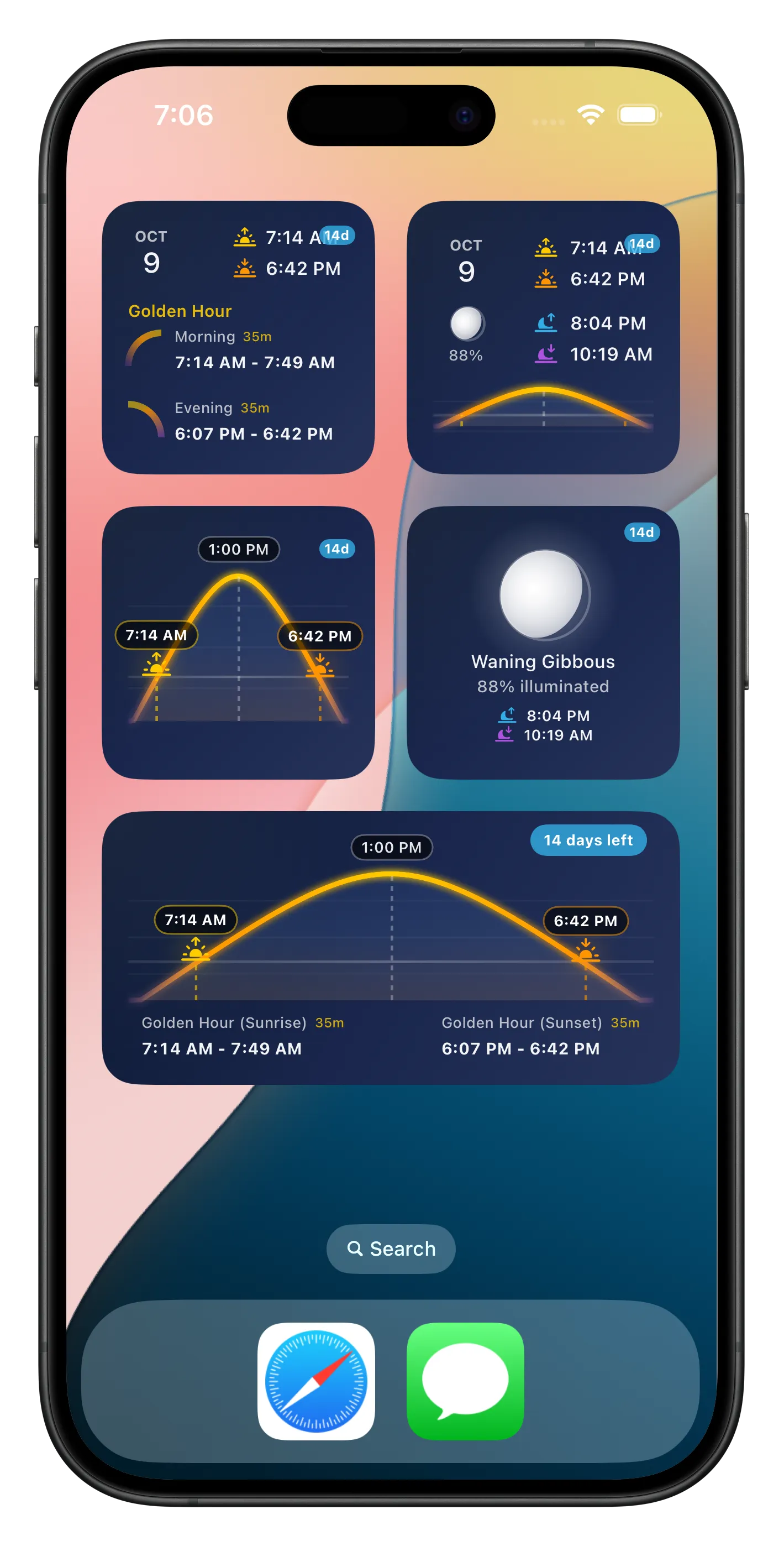 LightPlan iPhone App Interface